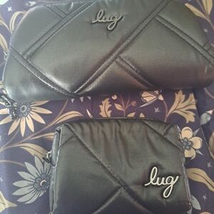 Lug Bobsled Xl And Mini Choo Choo In Metallic Black